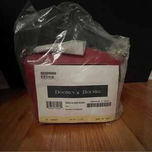 Dooney & Bourke Beacon Domed Crossbody Red BBECN1495 Handbag NWT Never Opened